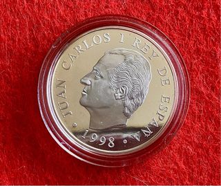 1000 PESETAS. PLATA. MUNDIAL 98. FNMT. NUMERADA.