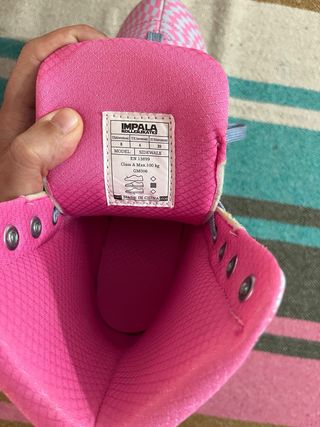 Patines Impala Quads Wavy Check Rosa