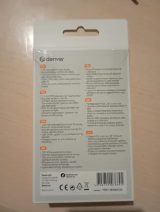 Denver SWC-338RO Smartwatch Bluetooth Rosa