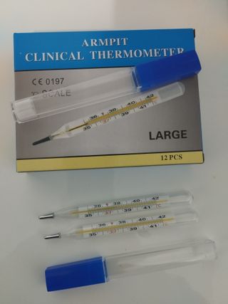 Set  2 armpit clinical thermometer anni 90