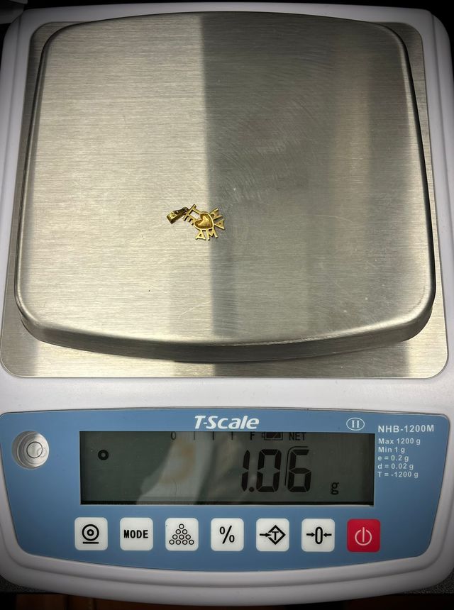 Colgante 18K 1,06gr Corazón Te Ama