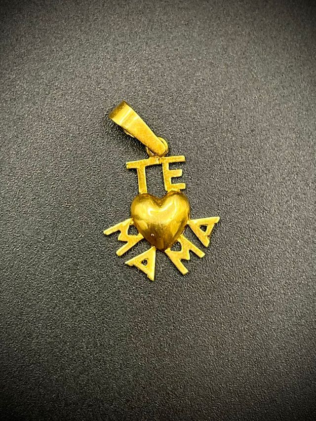 Colgante 18K 1,06gr Corazón Te Ama