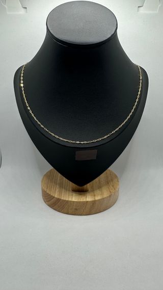 Cadena Bilbao de oro de 18k, 1.55 g, 50 cm.