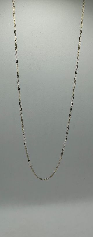 Cadena Bilbao de oro de 18k, 1.55 g, 50 cm.