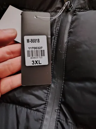 Plumífero Oakley Negro Talla XXXL Unisex