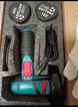 Mini Amoladora Angular Inalámbrica (2 Baterías)