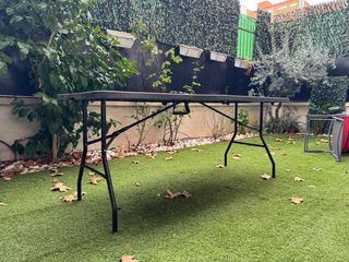 Mesa plegable portátil metal/plástico