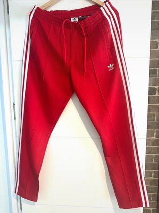 Pantalones Adidas Mujer Rojo
