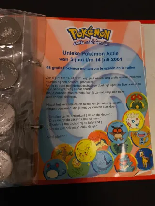 Álbum de Monedas de Metal 88/96 de Pokémon 2001