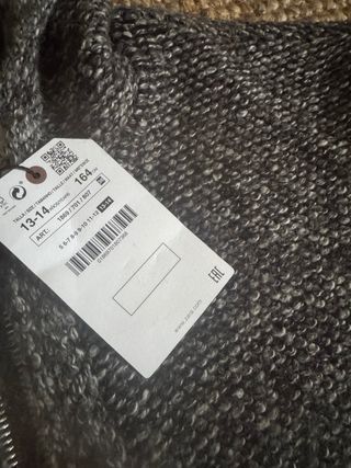 Chaqueta Zara Niños Talla 14 Años Nueva