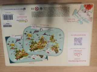 Puzzle Infantil Mapa Mundo 76 Piezas