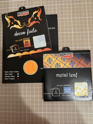 Pentart Decor Foils y Metal Leaf