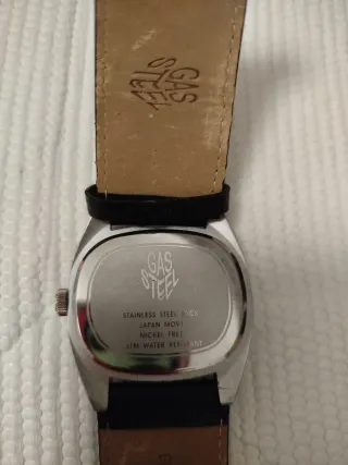 Reloj Gas Steel Negro