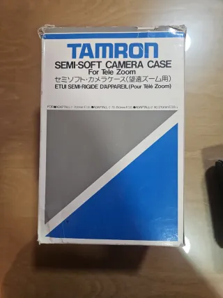 Funda Cámara Reflex Objetivo Largo Negra