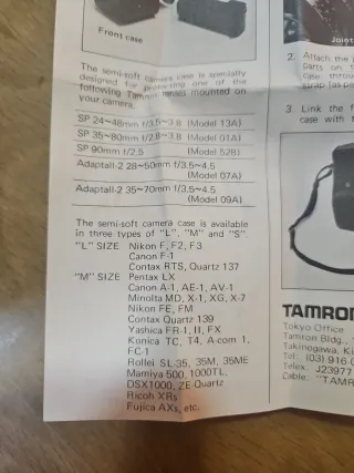 Funda Cámara Reflex Objetivo Largo Negra