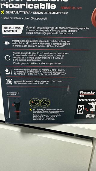 Atornillador Percutor Parkside 20V Performance