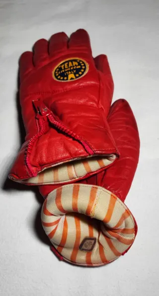 Guanti sci Invicta vintage rossi