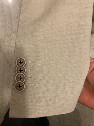 Giacca cotone beige uomo