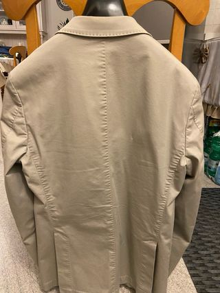 Giacca cotone beige uomo