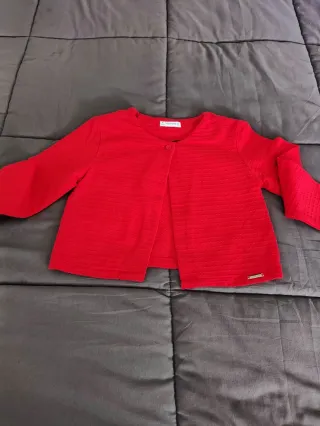 Casaco Mayoral Vermelho 5 Anos