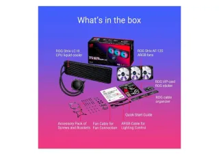 ROG Strix LC III 360 ARGB LCD Refrigeración Líquid