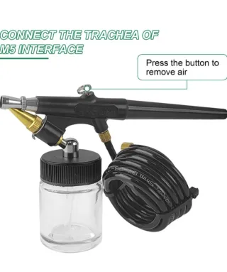 Aerógrafo M5 con Bote y Manguera