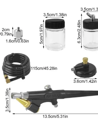 Aerógrafo M5 con Bote y Manguera
