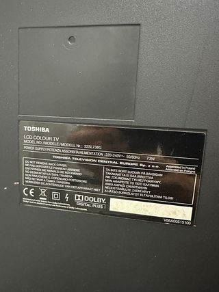 TV Toshiba 32' Negra