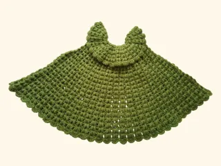 CAPA/TOQUILLA Crochet 100% a mano Talla 2/3 años