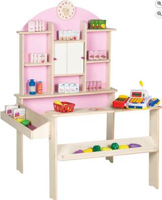 Mostrador Tienda Juguete Madera Natural