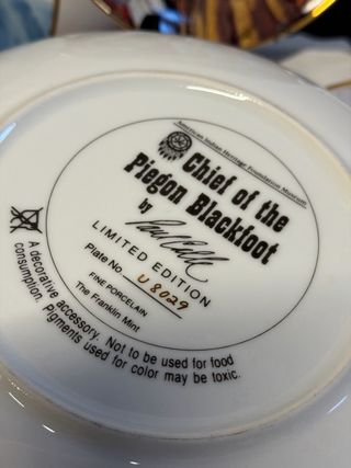 🇺🇸Franklin Mint - edición limitada  Platos exclusiv