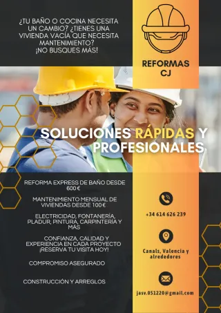 Reformas integrales para tu hogar y local comercia