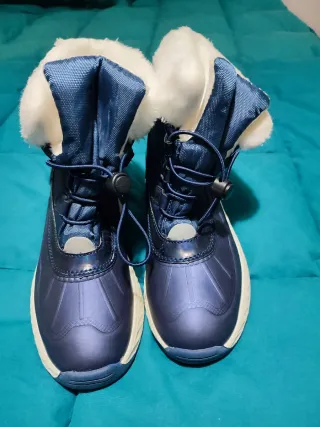 Botas Nieve Niño/a Talla 35 Azul