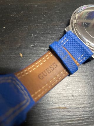 Reloj Guess Acero Azul y Blanco