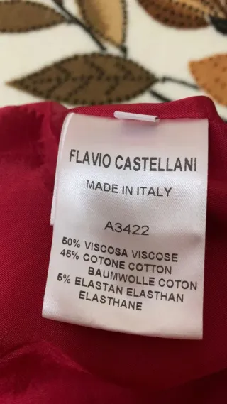 Abito Flavio Castellani tg 46 rosso