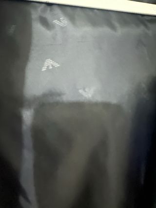 Abrigo Armani Junior Negro Plumas