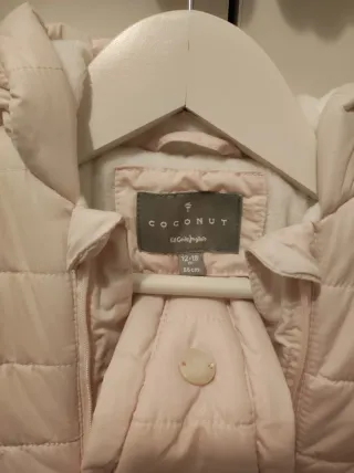 Buzo rosa bebé con manoplas y patucos