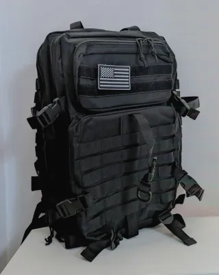 Nueva! Mochila Táctica Militar Negra a estrenar