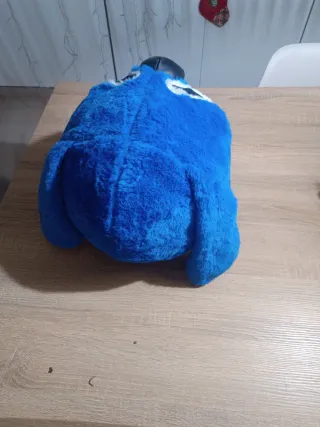 Casco con funda azul