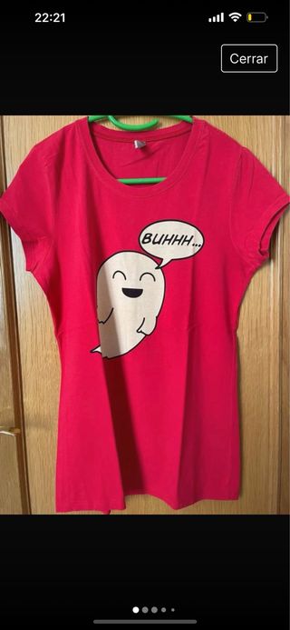 Camiseta Fantasma BUHHH Talla XL
