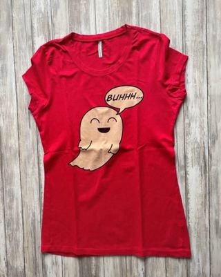 Camiseta Fantasma BUHHH Talla XL