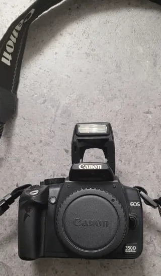 Cámara Canon EOS 350D + 2 objetivos