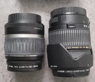 Cámara Canon EOS 350D + 2 objetivos