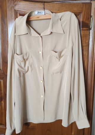 Camisa Dali Bege Tamanho 46