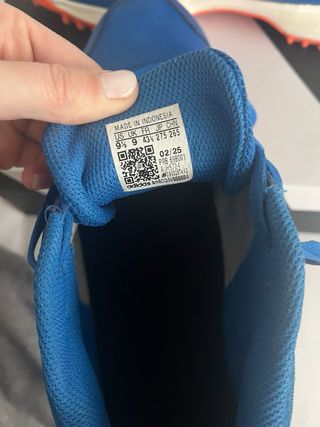 Zapatillas Adidas Azul Naranja