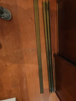 Frente de armario madera y cristal