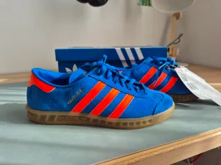 Zapatillas Adidas Hamburg NUEVAS Azul Naranja Tall
