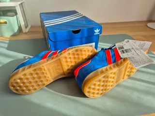 Zapatillas Adidas Hamburg NUEVAS Azul Naranja Tall