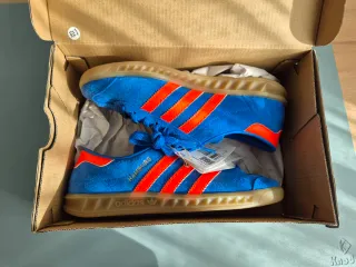 Zapatillas Adidas Hamburg NUEVAS Azul Naranja Tall