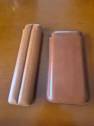 Petacas de piel para puros